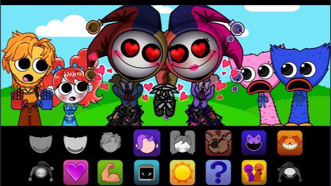 СПРУНКИ ПРОТОТИП И ЕГО ПОДРУЖКА ПОКАЗЫВАЮТ ДРУГИМ  SPRUNKI КАК ПЕТЬ ФОНК