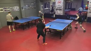 Закзун В. (706) - Нельсон Д. (723) 21.04 настольный теннис 400+ ЛИГИ турнир СПб