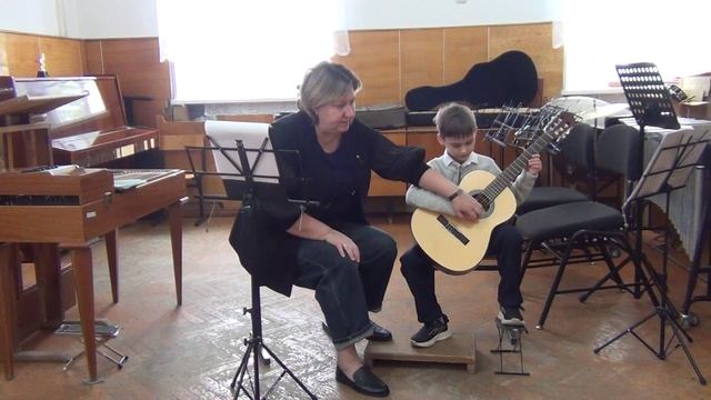 Открытый урок гитары преподавателя Фатеевой Е.А.