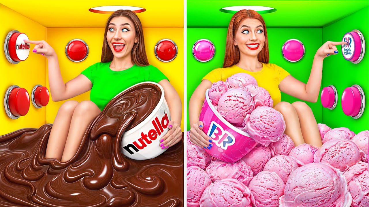 1000 Загадочных Кнопок и Только Одна Тебя Спасет # Смешные Cитуации от Bubba DO Challenge