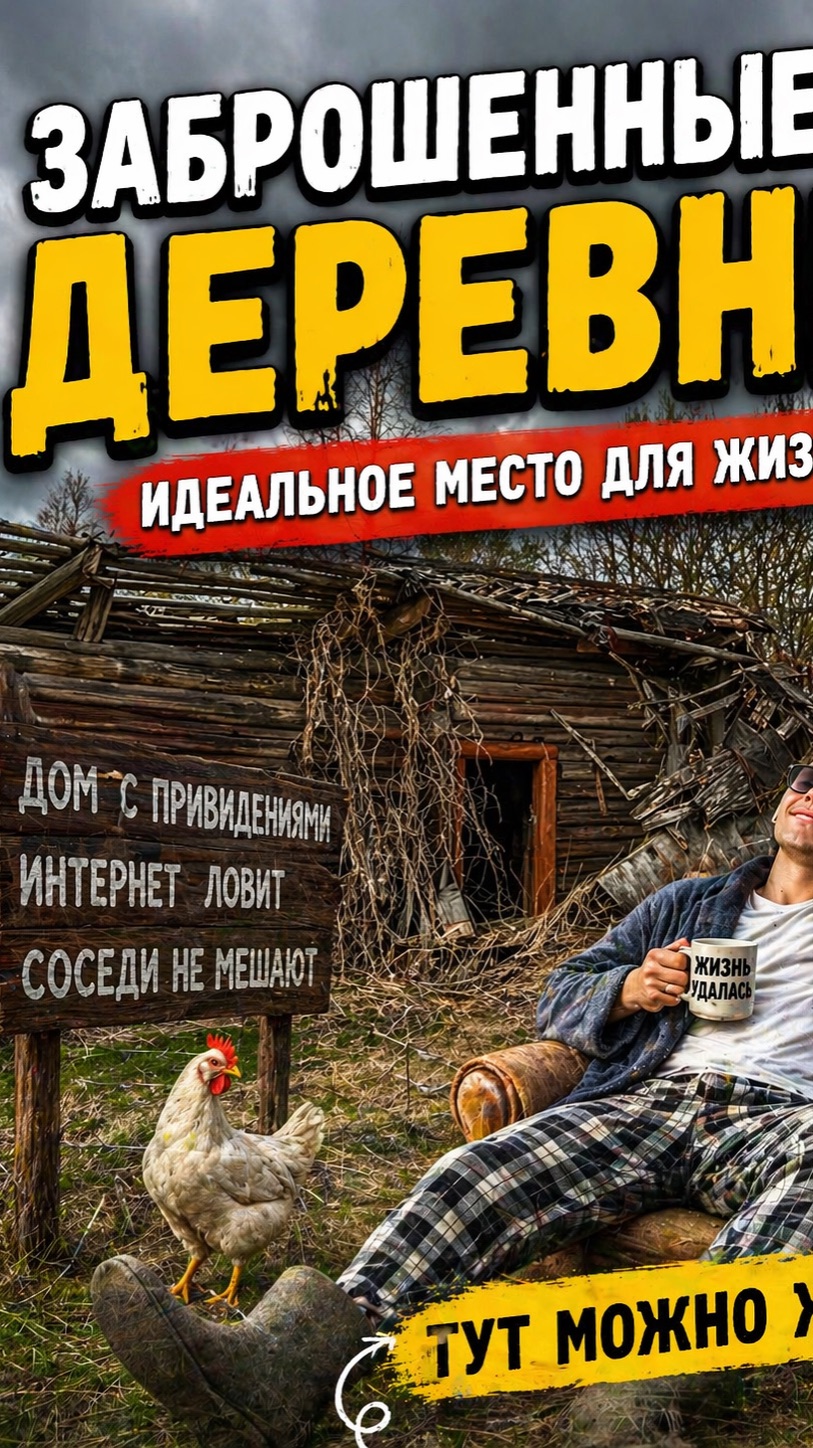 Российская глубинка - заезжай живи