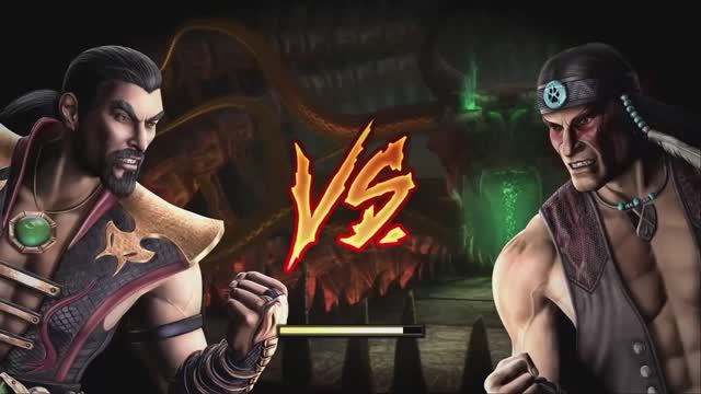 Mortal Kombat 9 - Шанг Цунг vs Найтвулф. Фаталити