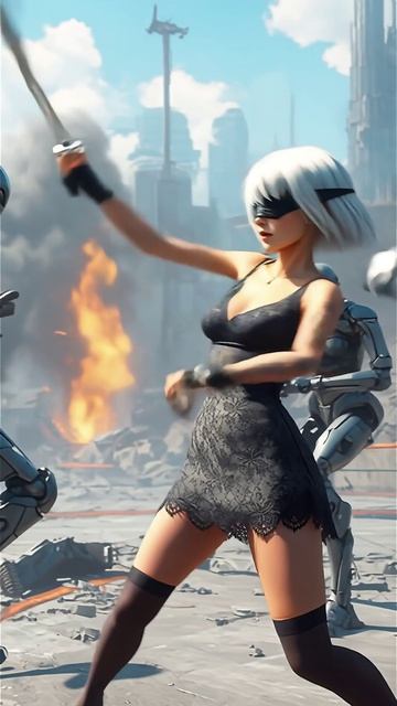 2B из Nier Automata