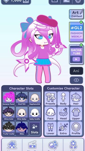 Мой прошлый скин в гаче (это когда я была Бесси сонана пончик)