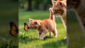 Котята 🐱 Прогулка в парк