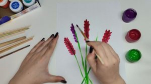 краски для самых маленьких букет маме