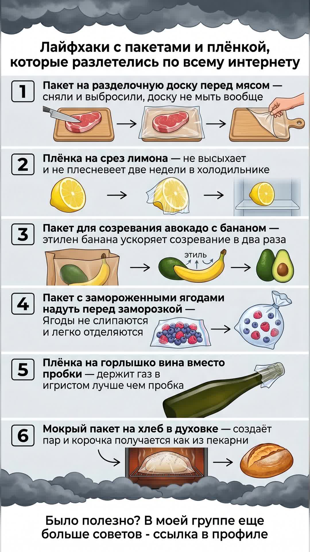 6 Лайфхаков с Пакетами, Которые Изменят Вашу Кухню