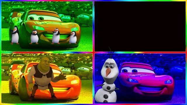 МУЛЬТИКИ ДЛЯ ДЕТЕЙ Про Машинки  Молния Маквин И Пожиратель Машин Баттл 