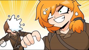 Снежный бой - майнкрафт аниме