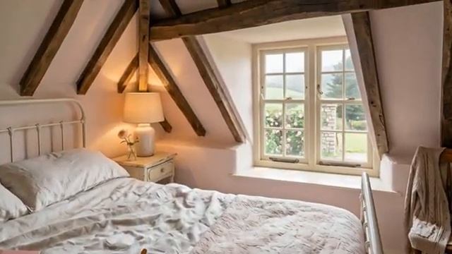 Дождливый день в сказочном розовом коттедже Неспешная жизнь расслабляющая экскурсия по дому