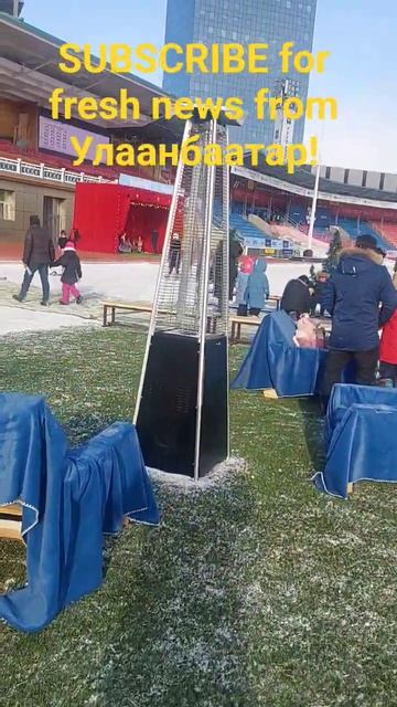 Skating at the Naadam Stadium  - Улаанбаатар