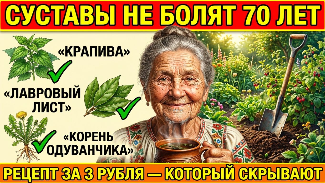 Бабушкин отвар от боли в суставах — рецепт, который работает