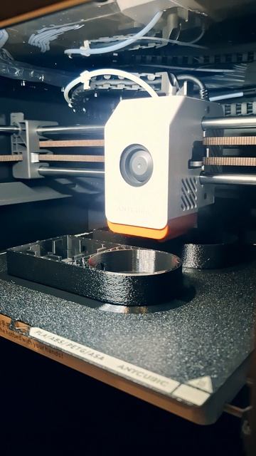 Распечатал на 3d приндере уличный светильник на забор на своем участке!