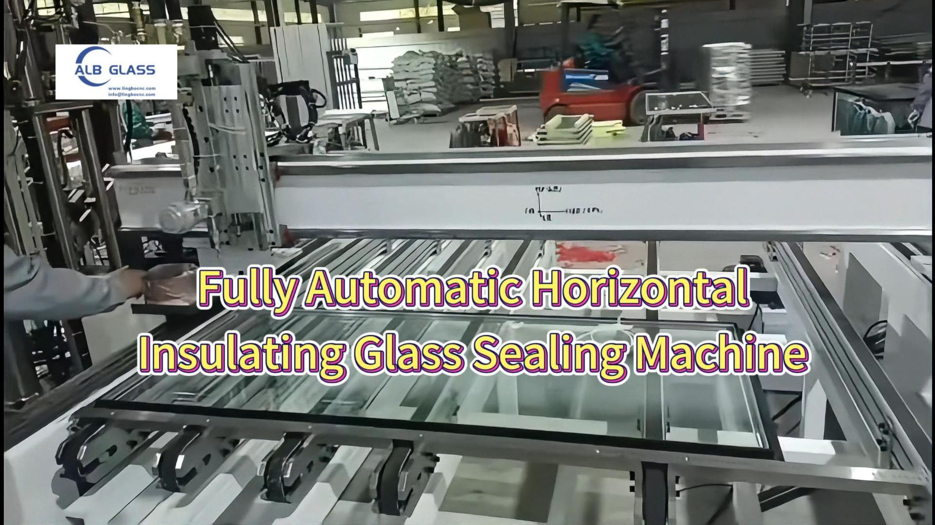 Полностью автоматическая горизонтальная машина для герметизации стеклопакетов