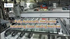 Полностью автоматическая горизонтальная машина для герметизации стеклопакетов