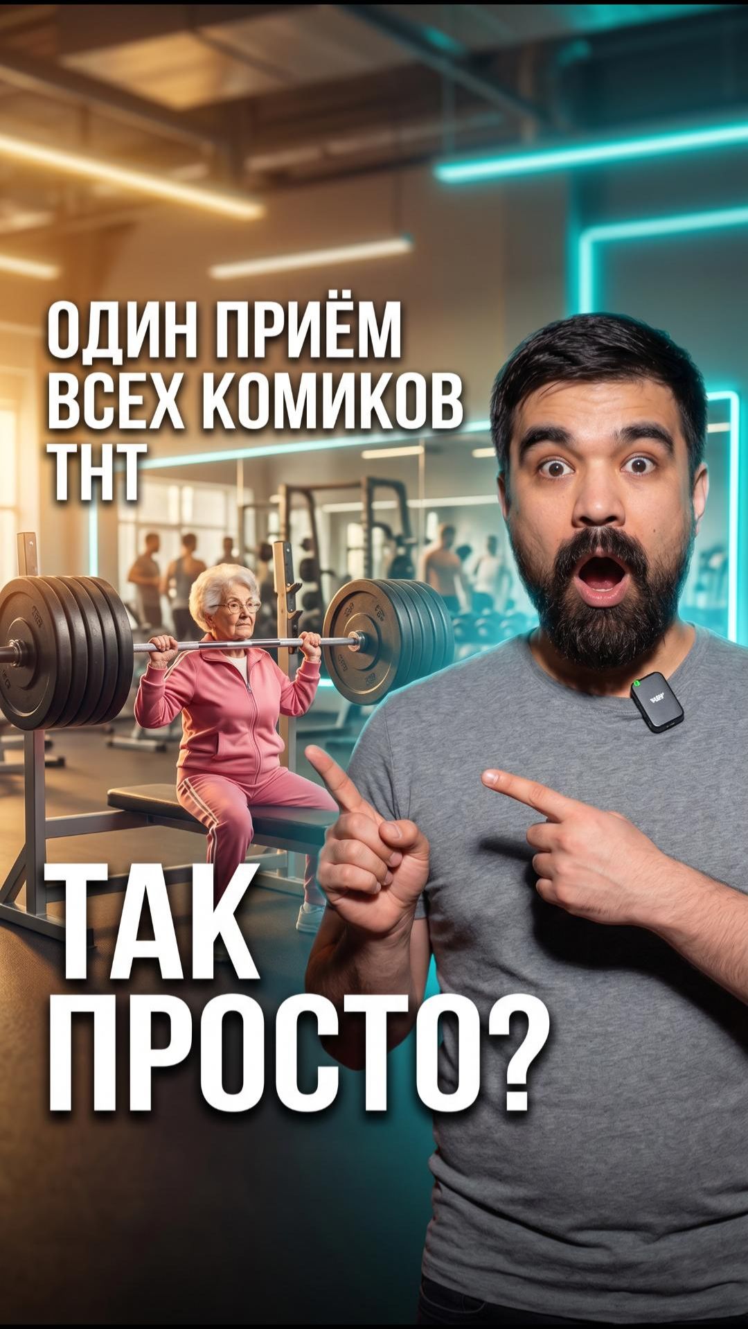 🧠 Один приём, который используют все комики ТНТ. И ему учатся за одно занятие