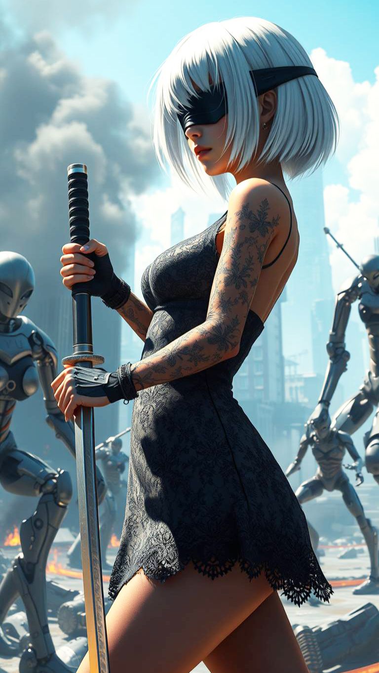 2B из Nier Automata