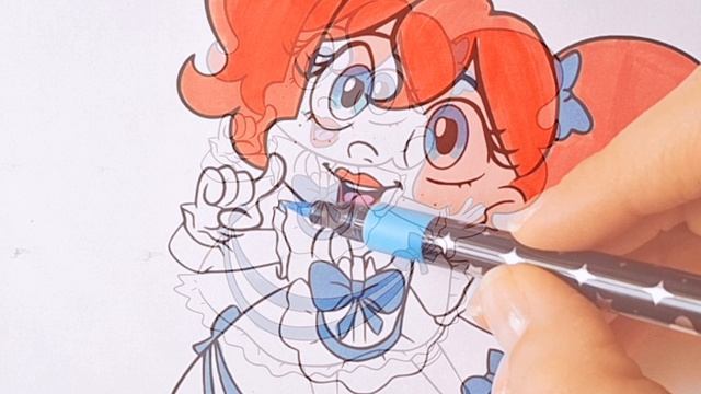 Как нарисовать Поппи из Poppy Playtime  Раскрашиваем вместе!