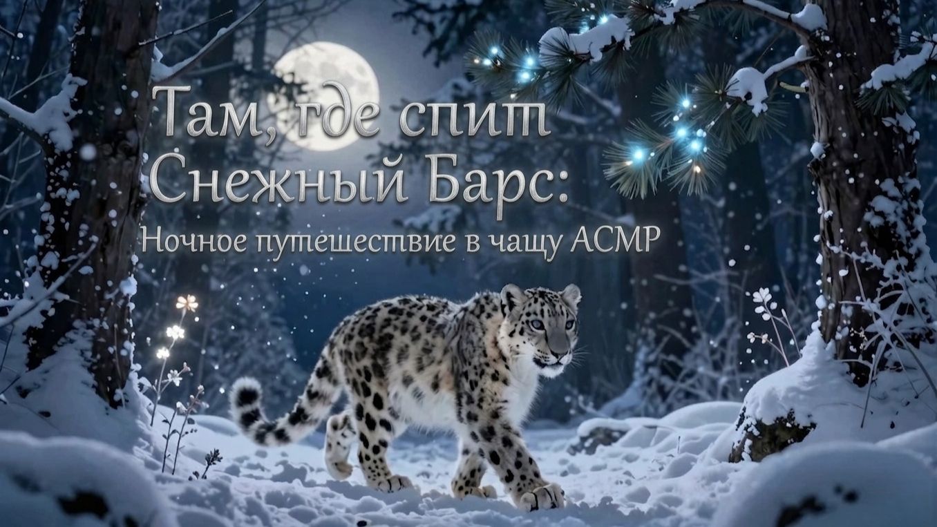 Там, где спит Снежный Барс: Ночное путешествие в чащу АСМР