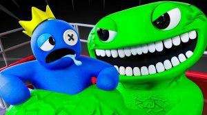 РАДУЖНЫЕ ДРУЗЬЯ - ПОБЕГ ИЗ ТЮРЬМЫ БАРРИ!   Garten of Ban Ban Rainbow Friends - Анимации на русско