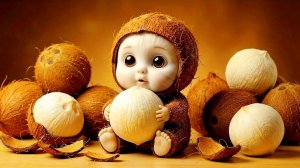 Милые или жуткие? Искусственный интеллект фруктовые детеныши, звуки укусов и хруста ASMR-эффект