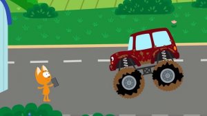 АВТОМОЙКА - Котёнок Котэ - Новинка 2021 песенка мультик для детей про машинки