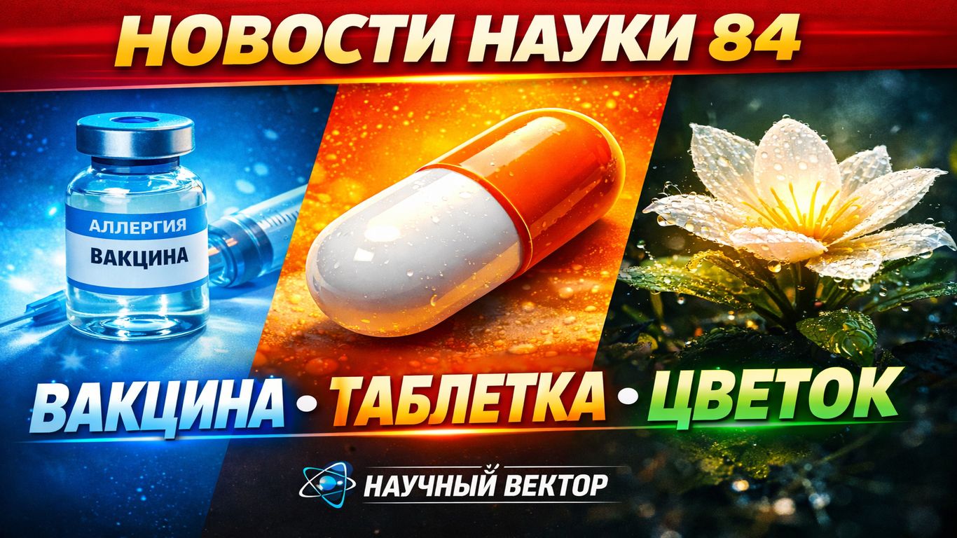 Вакцина от аллергии, таблетка от панических аттак и цветок против супербактерий