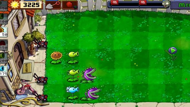 играю в Растения против Зомби часть 2