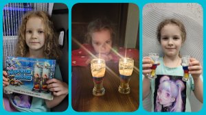 Гелевые  свечи с цветным песком и ракушками