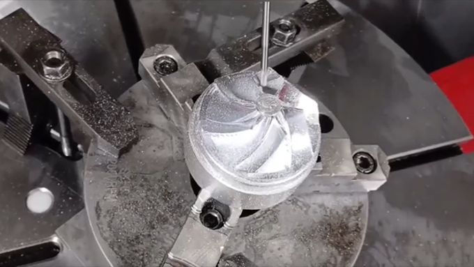 Смотри, как рождённый в CAD файле импеллер превращается в высокоточный металлический шедевр