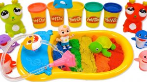 ИГРАЕМ С КИНЕТИЧЕСКИМ ПЕСКОМ КУПАЕМ ПУПСИКА АСМР ВИДЕО МУЛЬТИКИ ДЛЯ ДЕТЕЙ КАНАЛ ИГРАЛКИ-ЗАЛИПАЛКИ