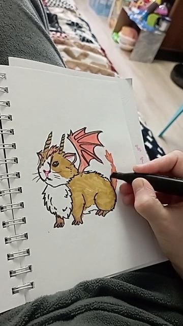 Рисую морскую свинку