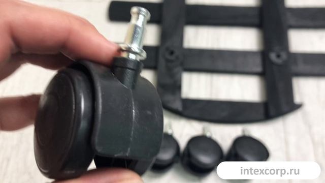 Подставка для цветов ПИНО НЕРО КРУГ на колёсиках дерево 28 см CR1001640