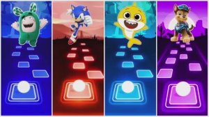 Одбодс против Соника и Беби Шарк! 🌈 Подбери цвет: Эпичный Color Match с Щенячьим патрулем