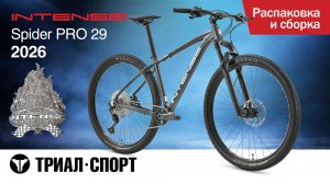 Intense Spider Pro 29 2026. Распаковка и сборка