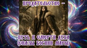 Предательство – путь к смерти духа (Сказы богини Мары) 24.04.2026 🌚⚡🌞🔥🌙🙏