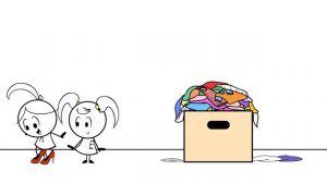 Kids Pretend Play FOOD FIGHT and Grocery Shopping for Healthy Food