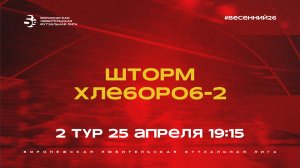 «Шторм» - «Хлебороб-2» | Весенний Чемпионат | Дивизион Б | 2 тур  (25.04.26)