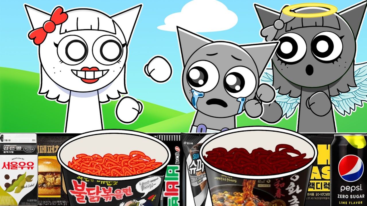 ЗЛАЯ МАМА ГРЭЙ БОЛЬШЕ ЛЮБИЛА СЕСТРУ-БЛИЗНЕЦА! СПРУНКИ  МУКБАНГ в круглосуточном магазине