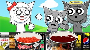 ЗЛАЯ МАМА ГРЭЙ БОЛЬШЕ ЛЮБИЛА СЕСТРУ-БЛИЗНЕЦА! СПРУНКИ — МУКБАНГ в круглосуточном магазине