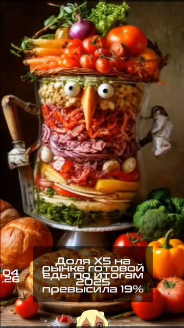 Доля X5 на рынке готовой еды по итогам 2025 превысила 19%