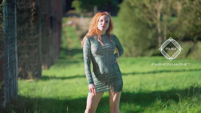 The international fashion Model Inga Catwalk