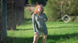 The international fashion Model Inga Catwalk