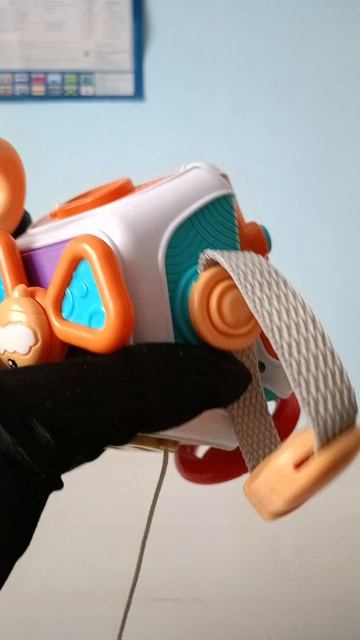 Скрипучий кубик, куб. игры для детей, яркие цвета. красный, синий, зелёный, жёлтый. мультик