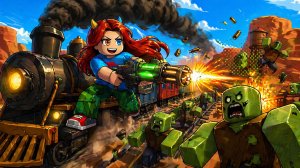 😱ПОБЕГ от ЗОМБИ МЕРТВЫЕ РЕЛЬСЫ в РОБЛОКС