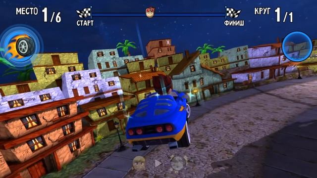 Детская игра про машинки. Beach Buggy Racing PS4