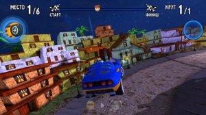 Детская игра про машинки. Beach Buggy Racing PS4