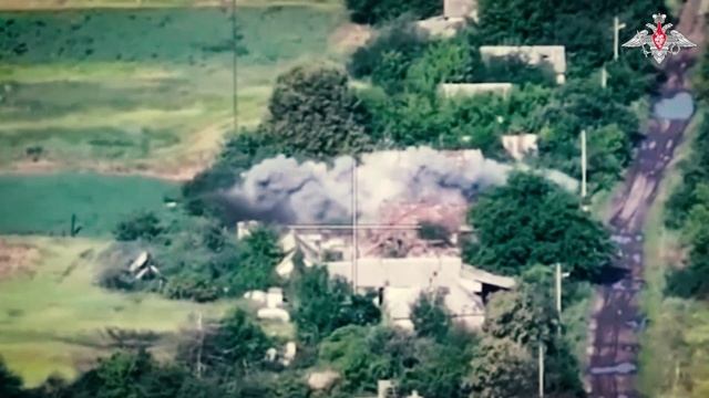 Боевая работа расчетов гаубицы «Мста-С»