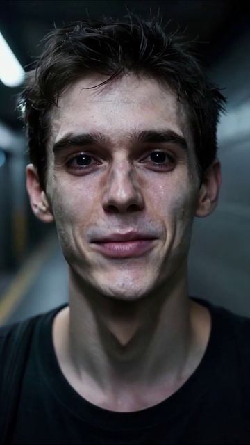 Смех в темном коридоре #позитив #улыбка #анимация