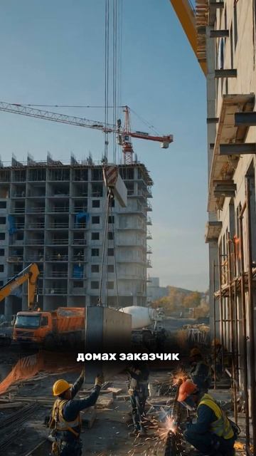 На выполнение работ по строительству многоквартирного жилого дома